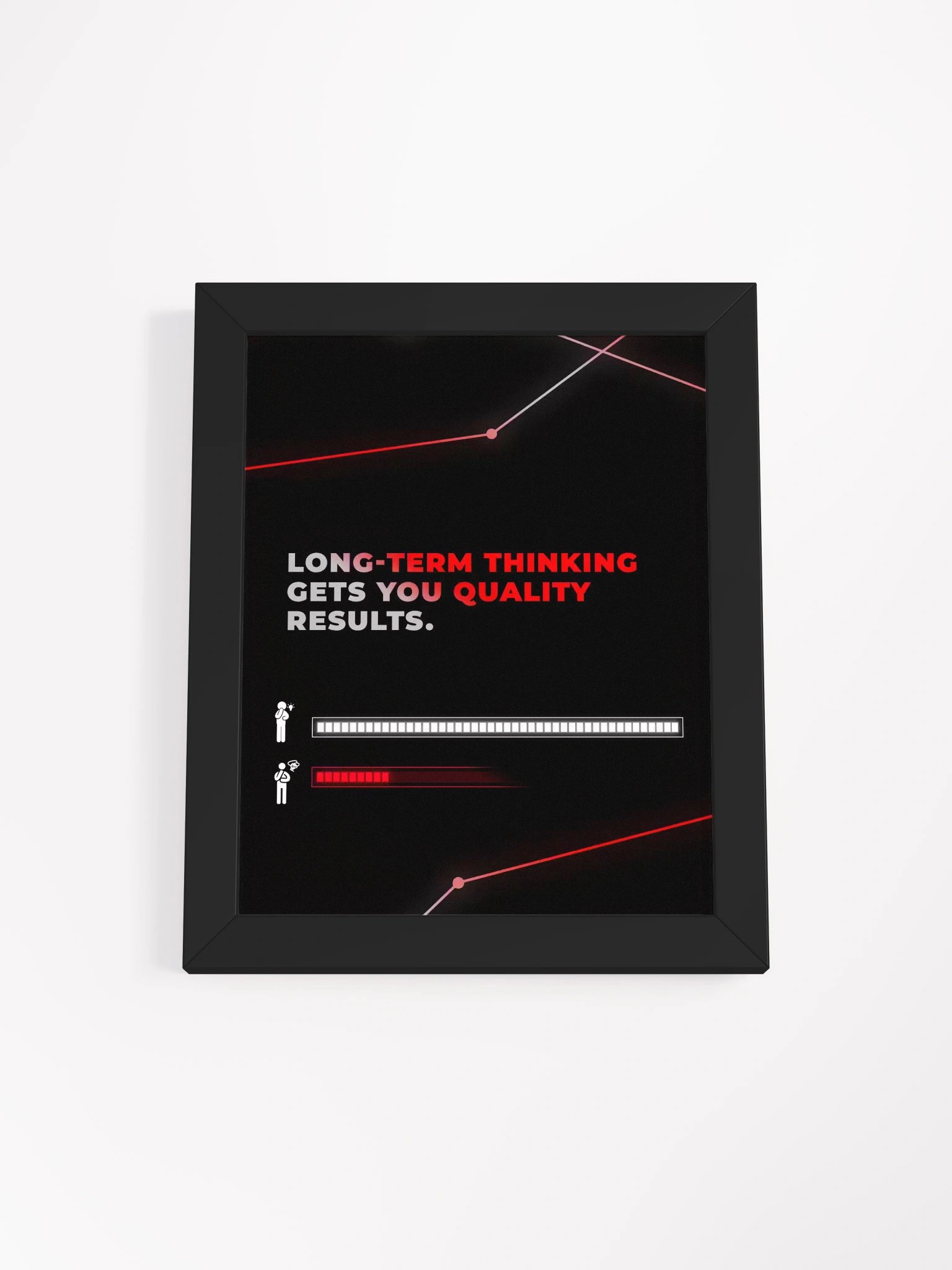 Motivational Wall Art, Wood Framed Poster product image (1)