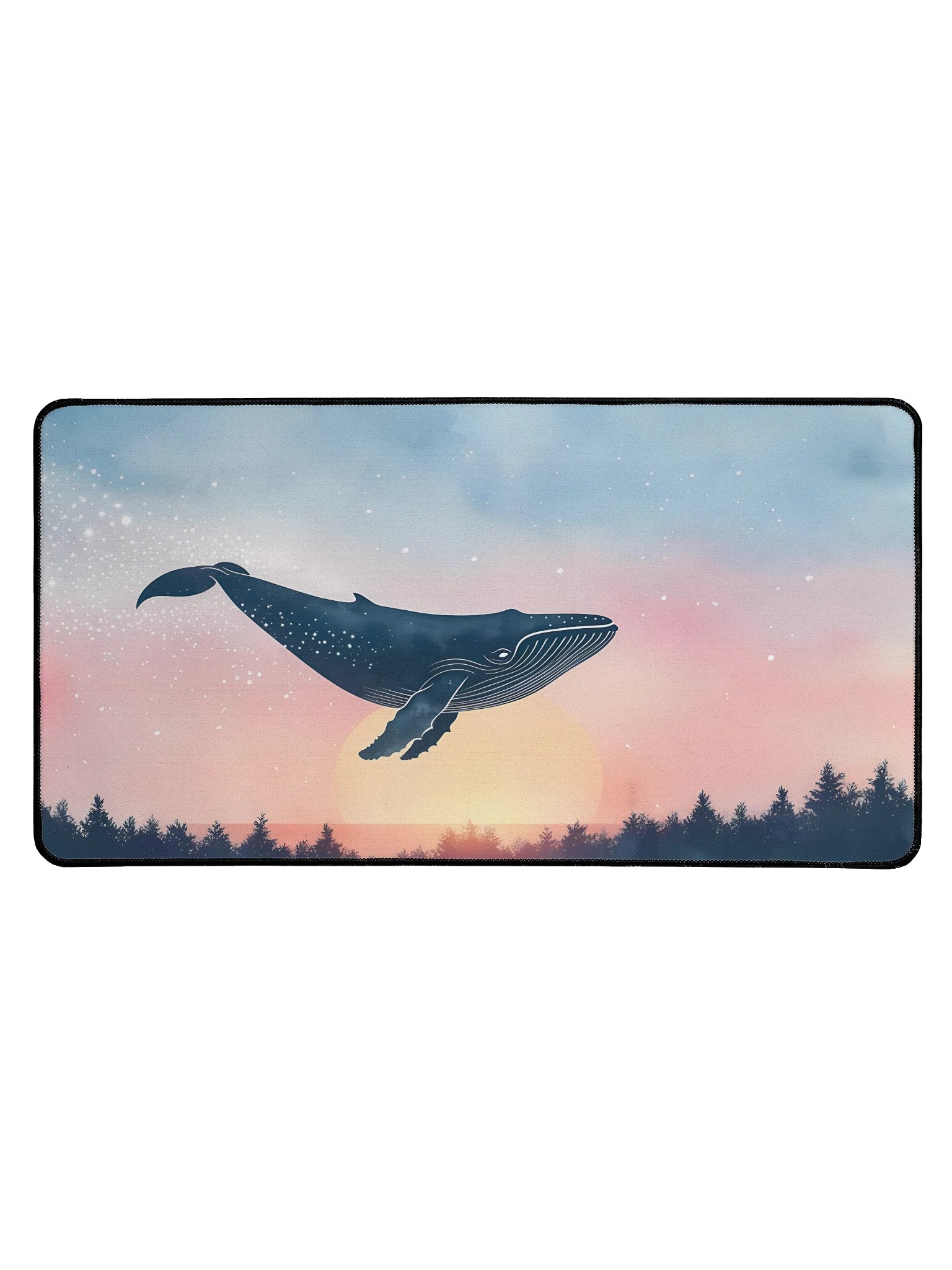 Flying Whale - Desk Mat product image (1)