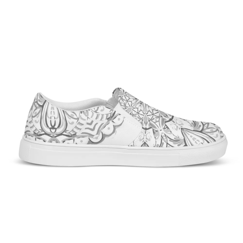 Monochrome Mandala Slip-Ons product image (11)