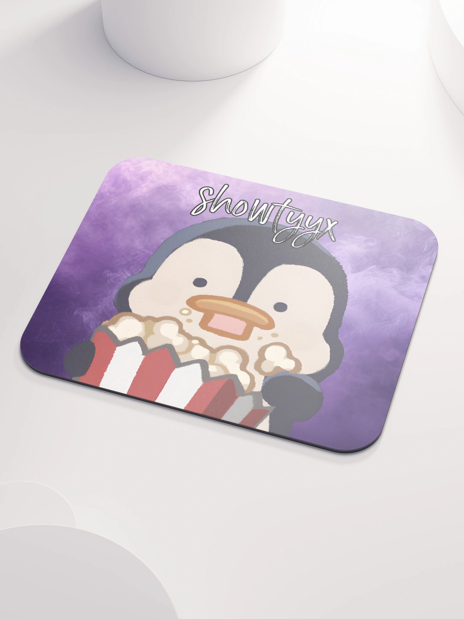 Popcorn Penguin Mouse Pad product image (3)