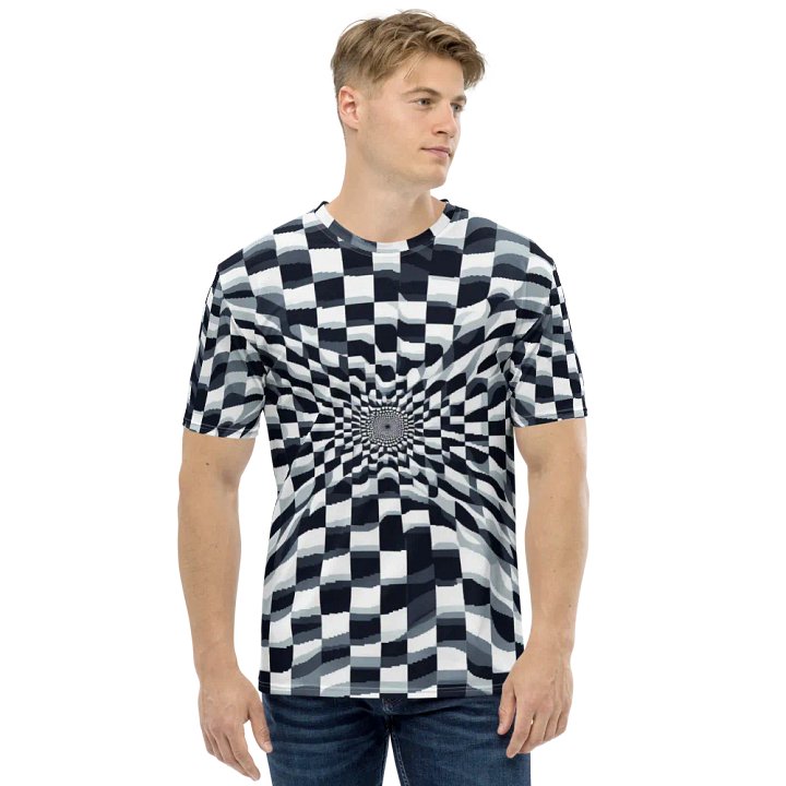 Twisted Monochrome Swirl All-Over T-Shirt product image (1)