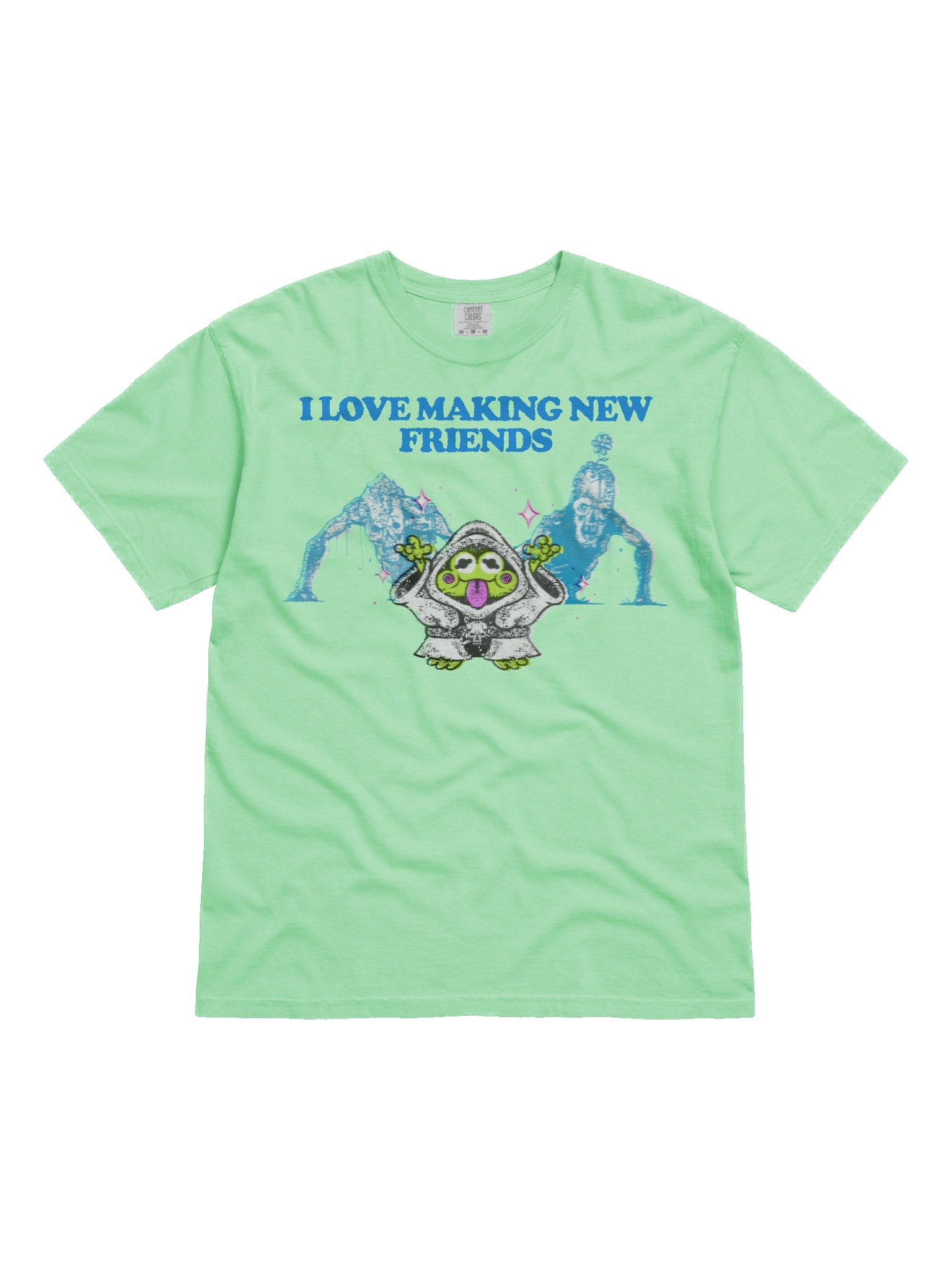 I LOVE MAKING NEW F(R)IENDS! T-Shirt product image (1)