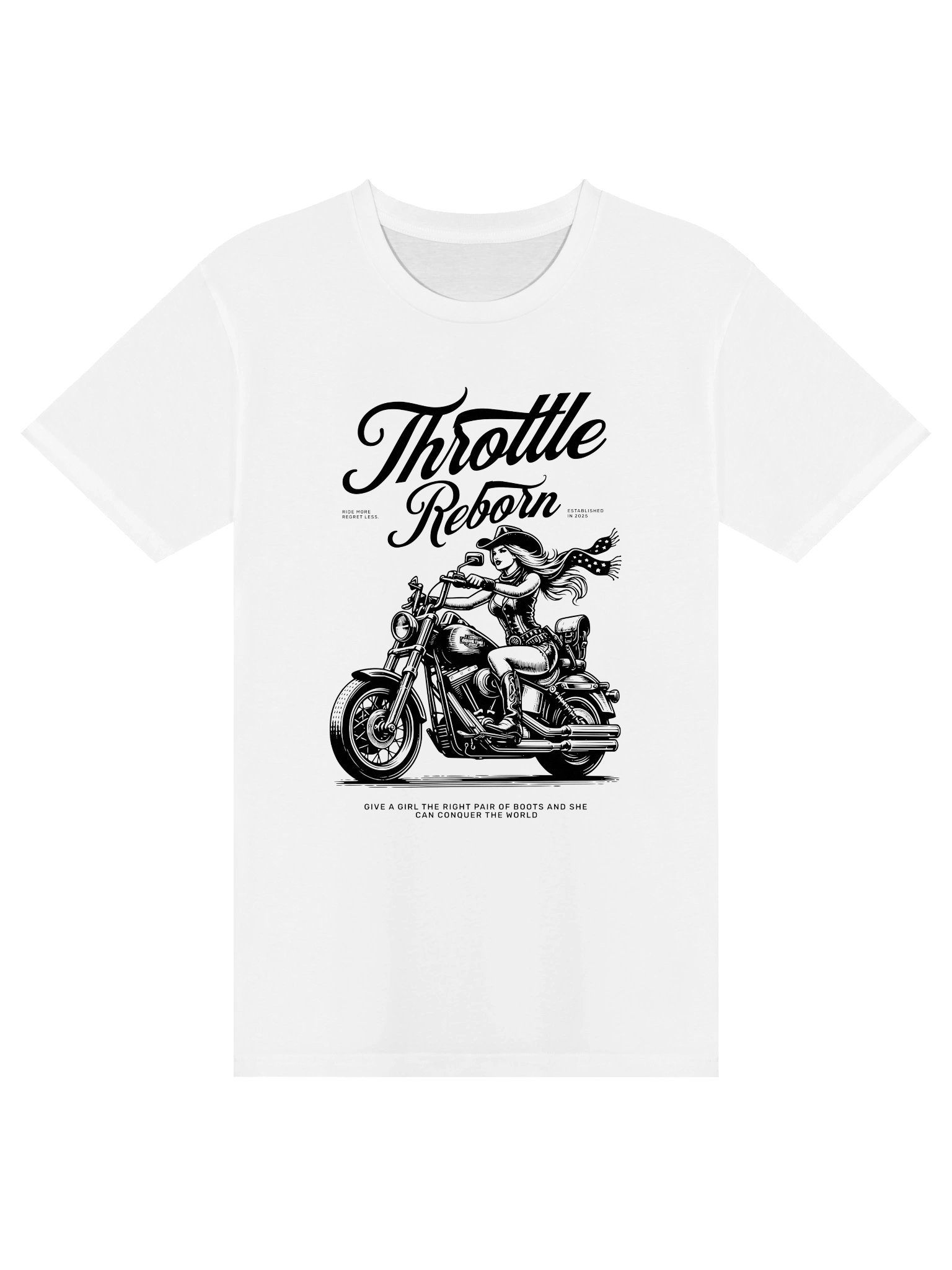 Throttle Reborn — Women's Rider Tee product image (1)