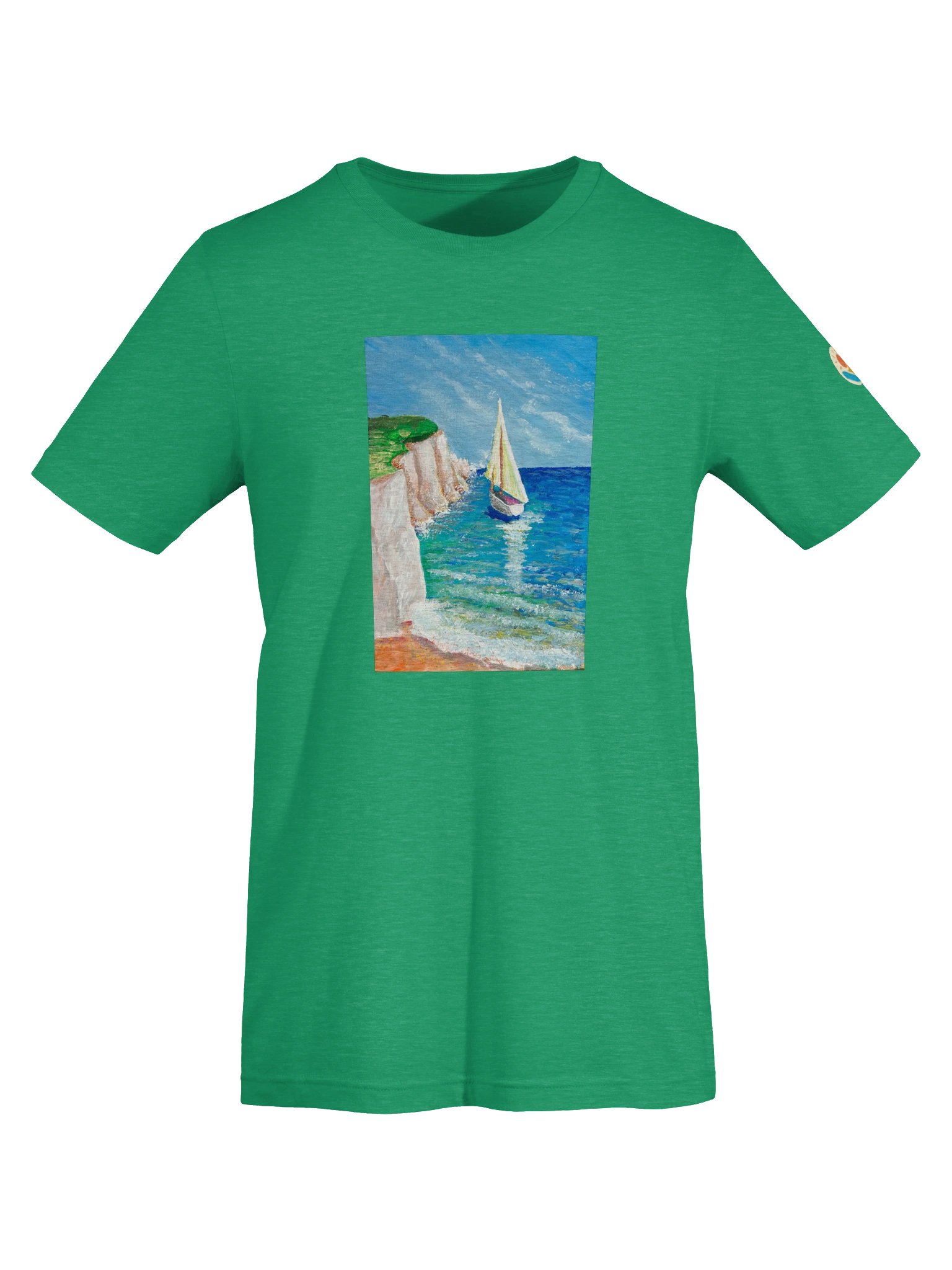 Sailing by the Cliffs — T-shirt product image (45)