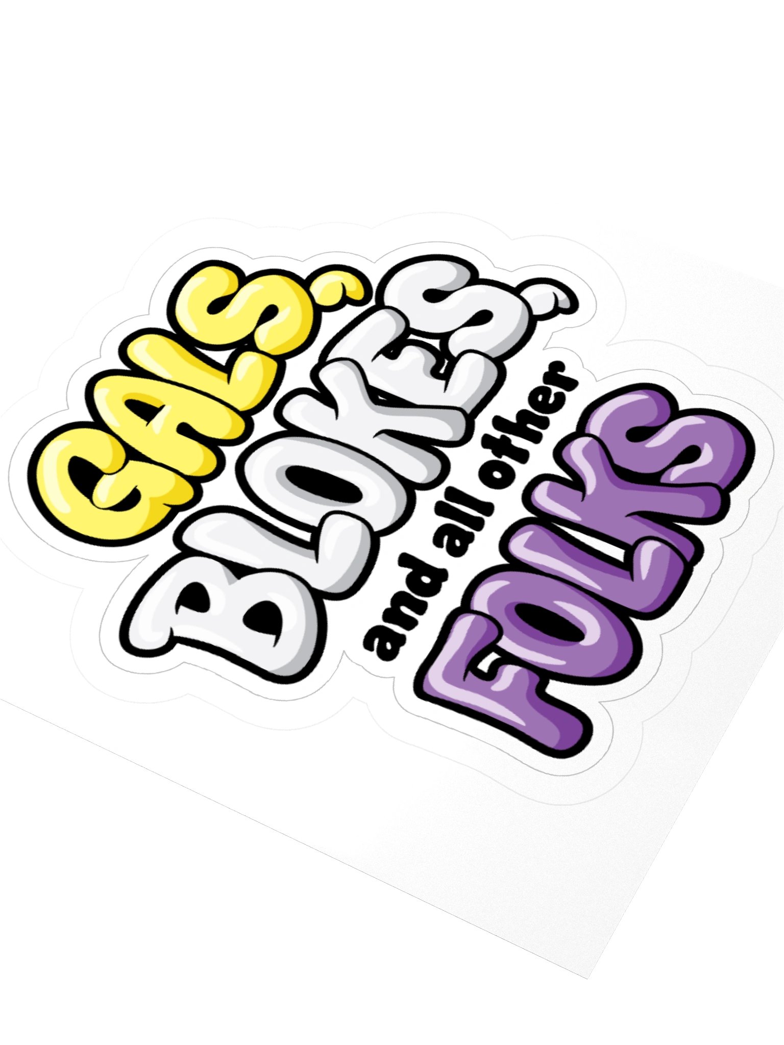 Enby Pride Sticker product image (3)