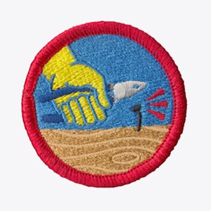 Pliers as Hammer (de)Merit Badge product image (1)