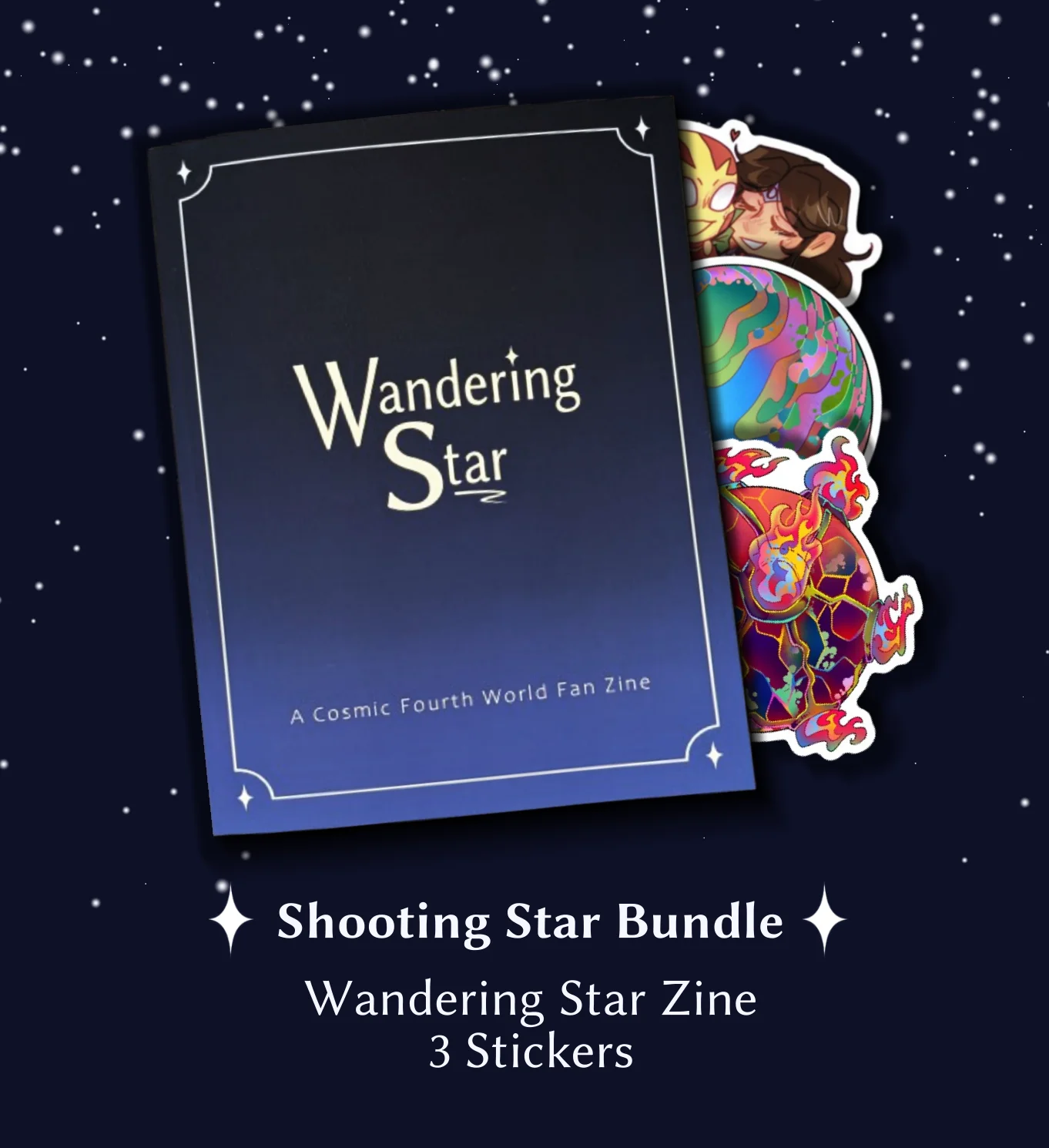 Wandering Star - Shooting Star Bundle - Book + Stickers product image (1)