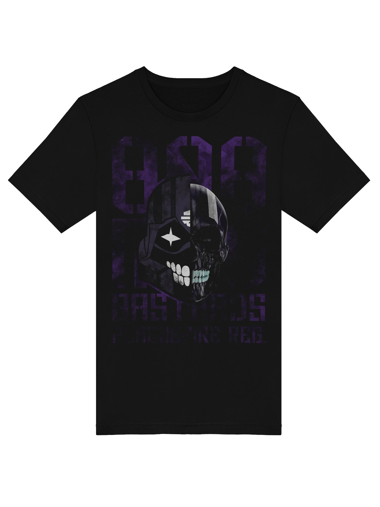 Zoro Custom - Blackout Skull Helmet Tee product image (7)