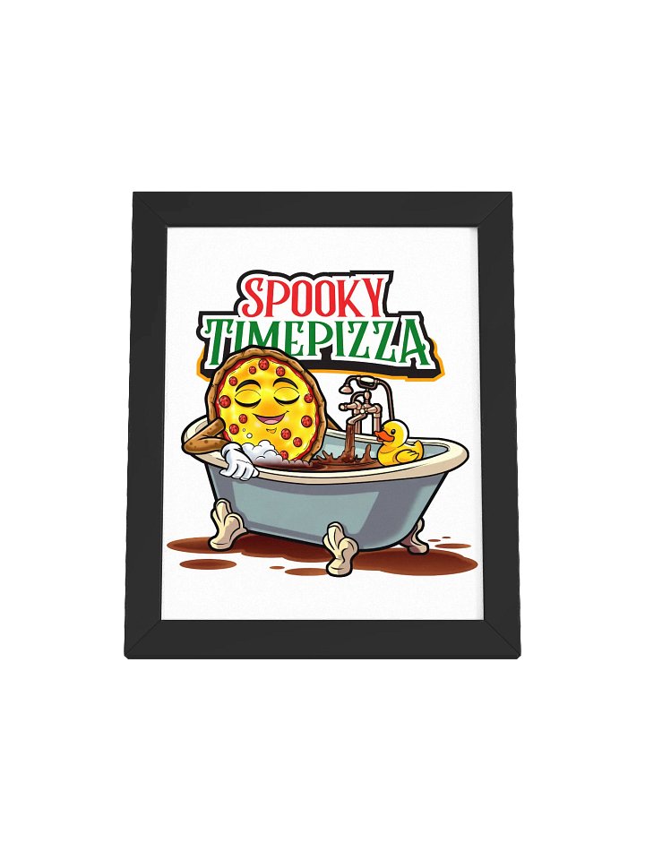 SpookyTimePizza Choccy Milk Framed Matte Poster product image (1)