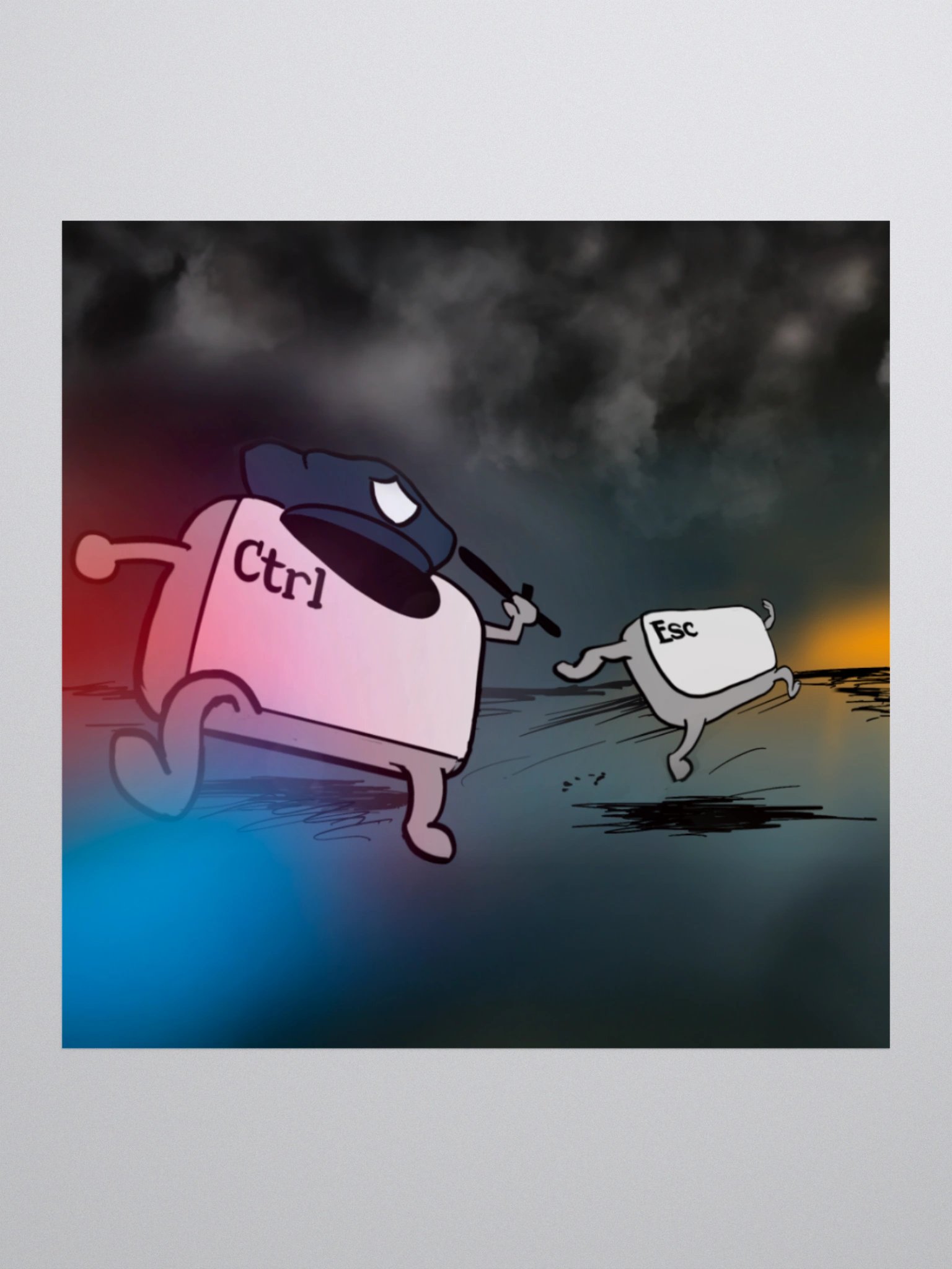 Ctrl Esc Chase Sticker product image (1)