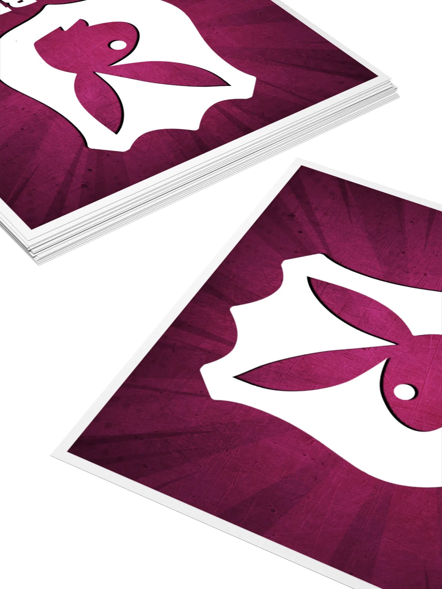 Badge Bunny Kiss Cut Stickers product image (3)