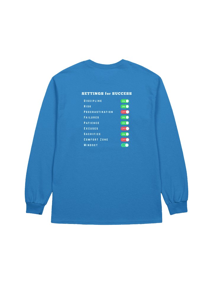 Settings for Success - Long Sleeve product image (1)
