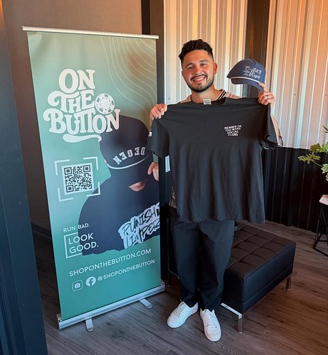 @samqueso_  reppin’ OTB today! Thanks for the support, Queso!