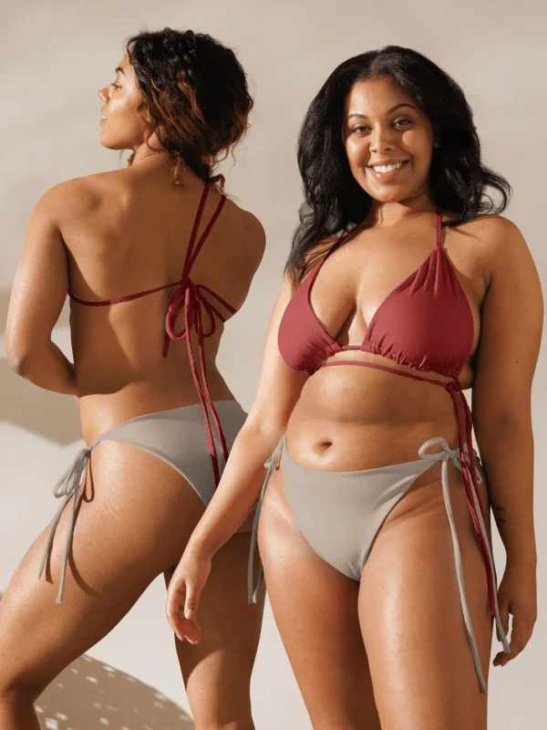 Bold Red String Bikini Top product image (1)