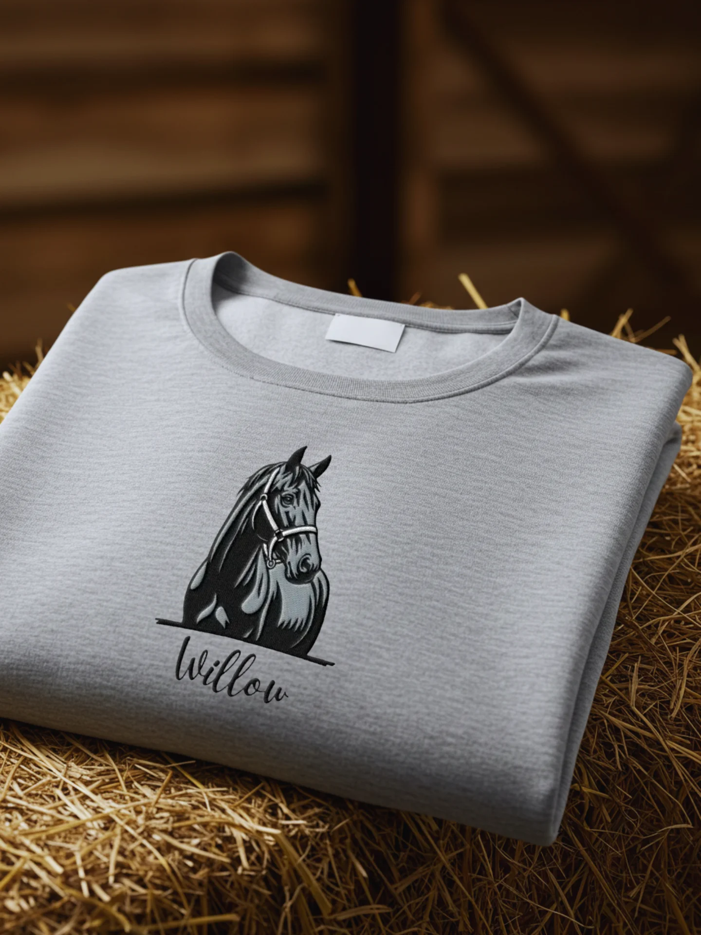 Custom Graphic Embroidered Pet Sweatshirt (Large Center) product image (1)
