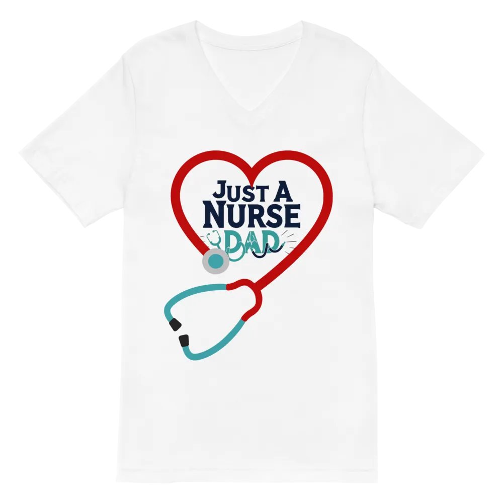 Heartfelt Nurse Dad v-neck Tee product image (2)