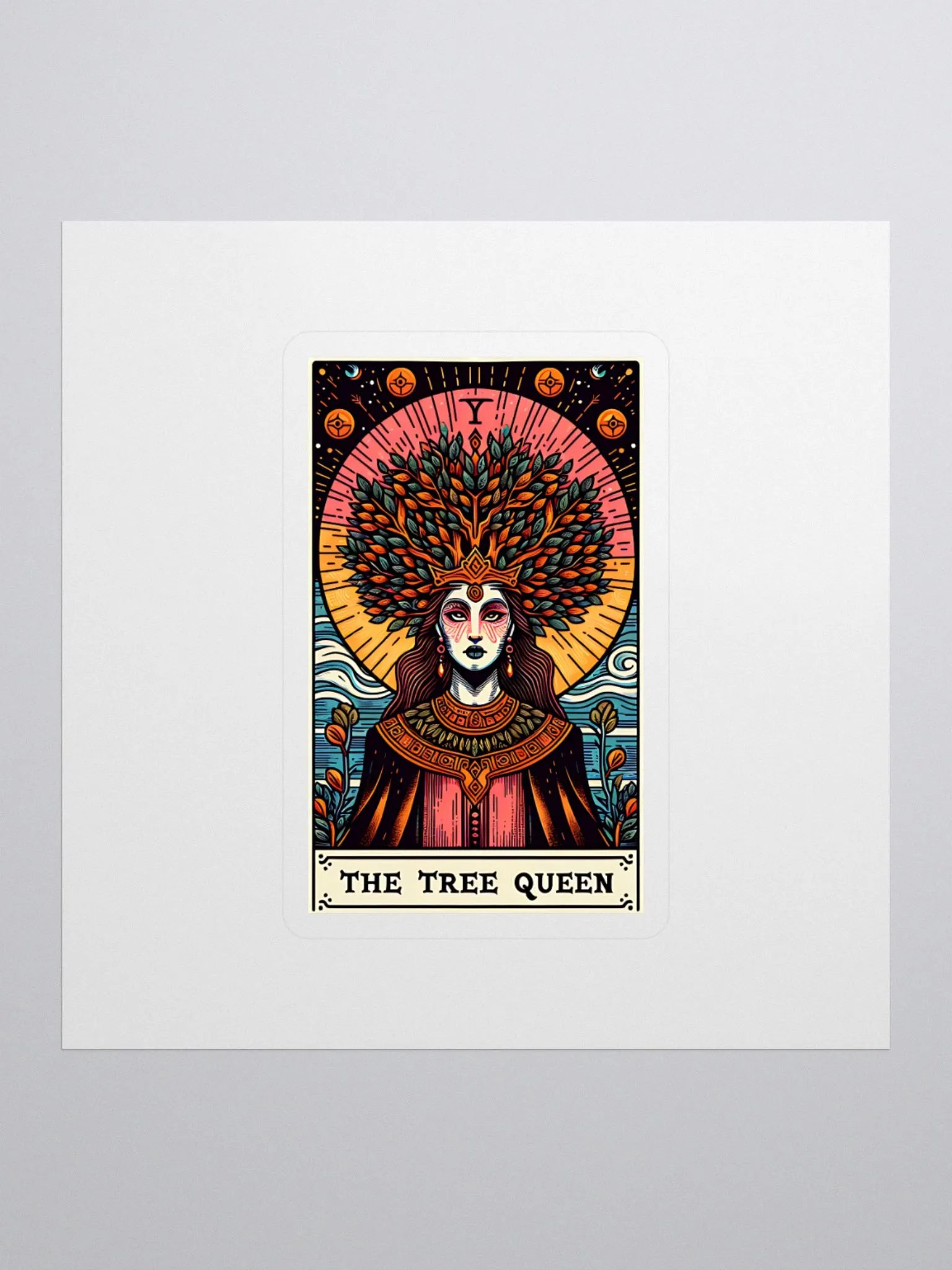 The Tree Queen Tarot Sticker product image (1)