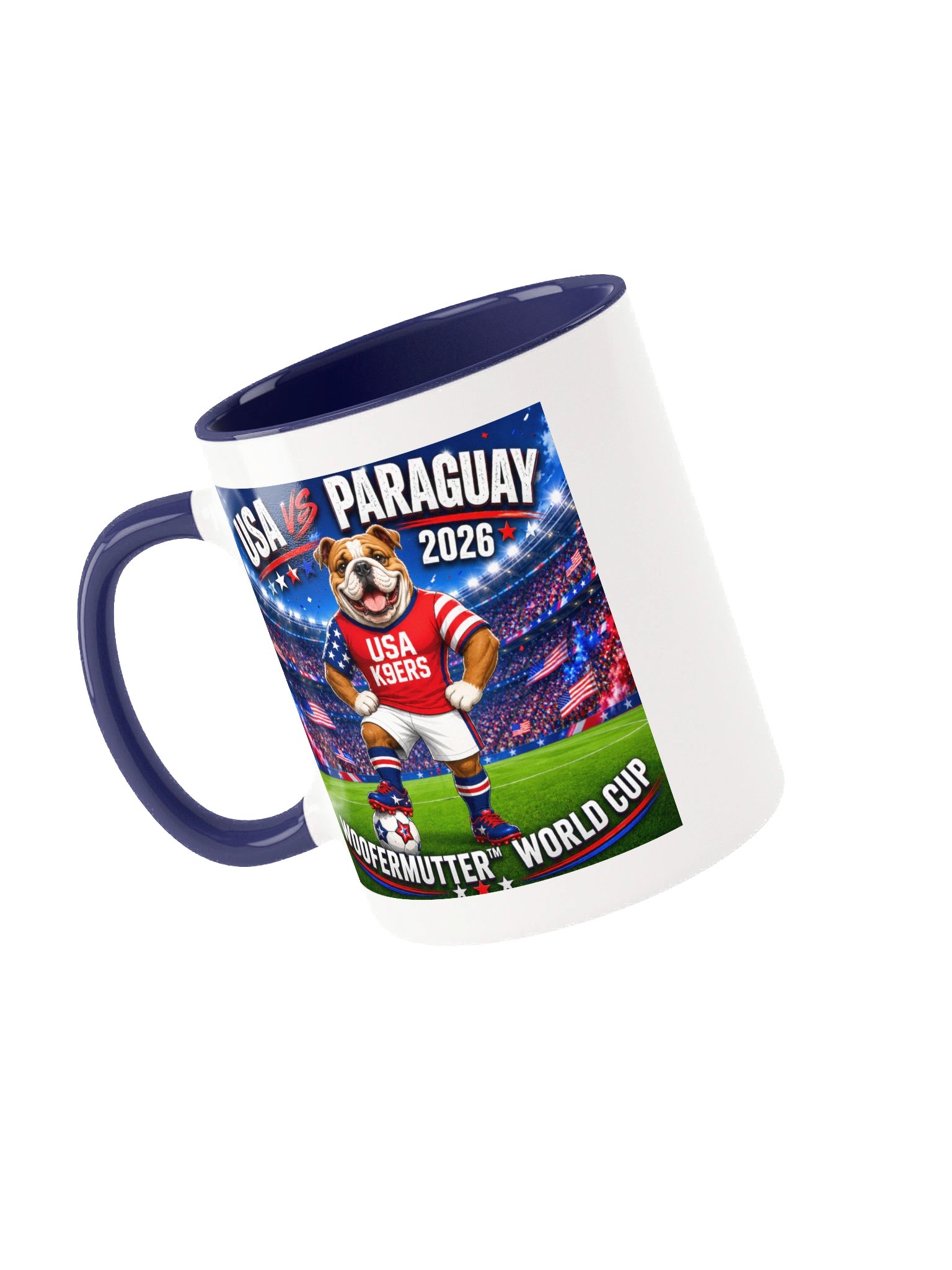 WooferMutter™ World Cup USA K9ERS Bulldog Mug product image (3)