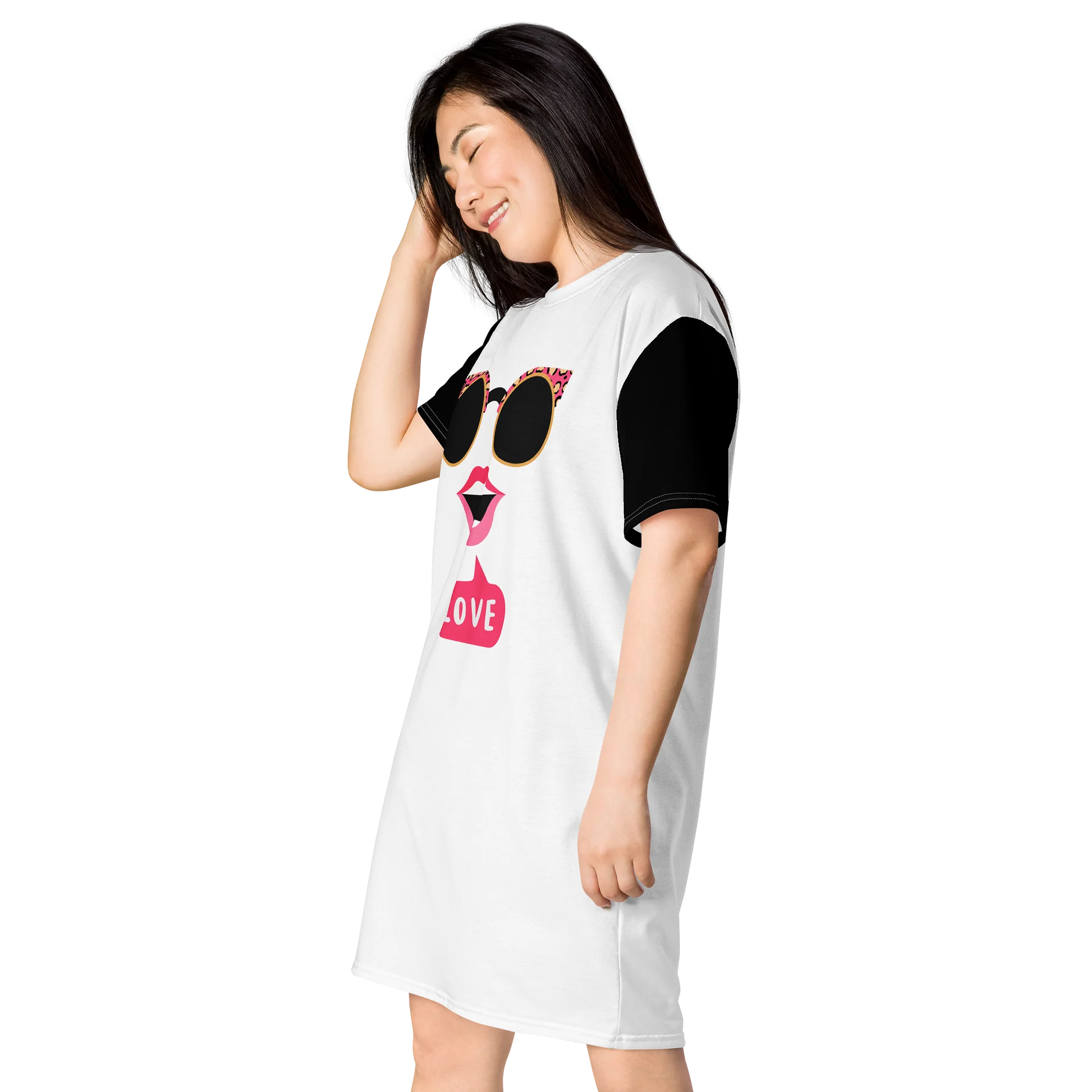 LOVE Graphic Oversized T-Shirt Dress product image (3)