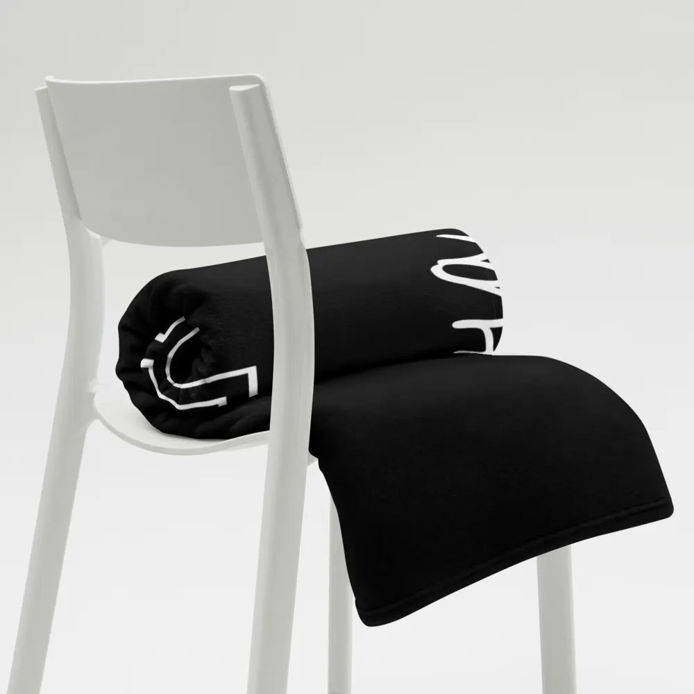Ukraine - Black & White - Throw Blanket product image (8)