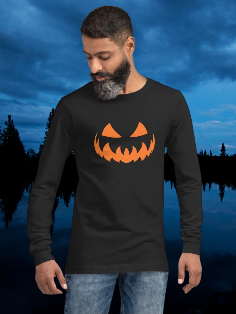 Pumpkin Face / Long-Sleeve Tee product image (1)