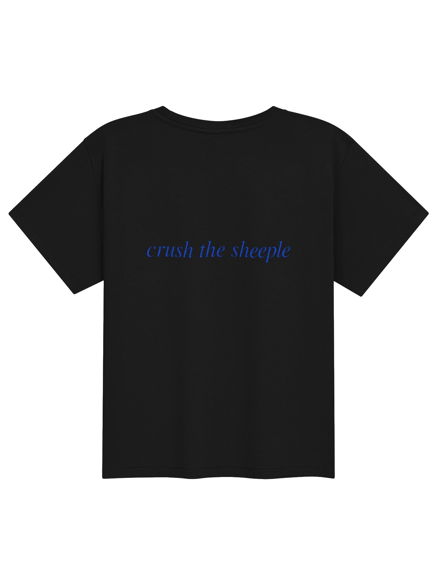 No ShopCo Cotton Heritage Women's High-Waisted Royal Blue Crush the Sheeple Tee product image (8)