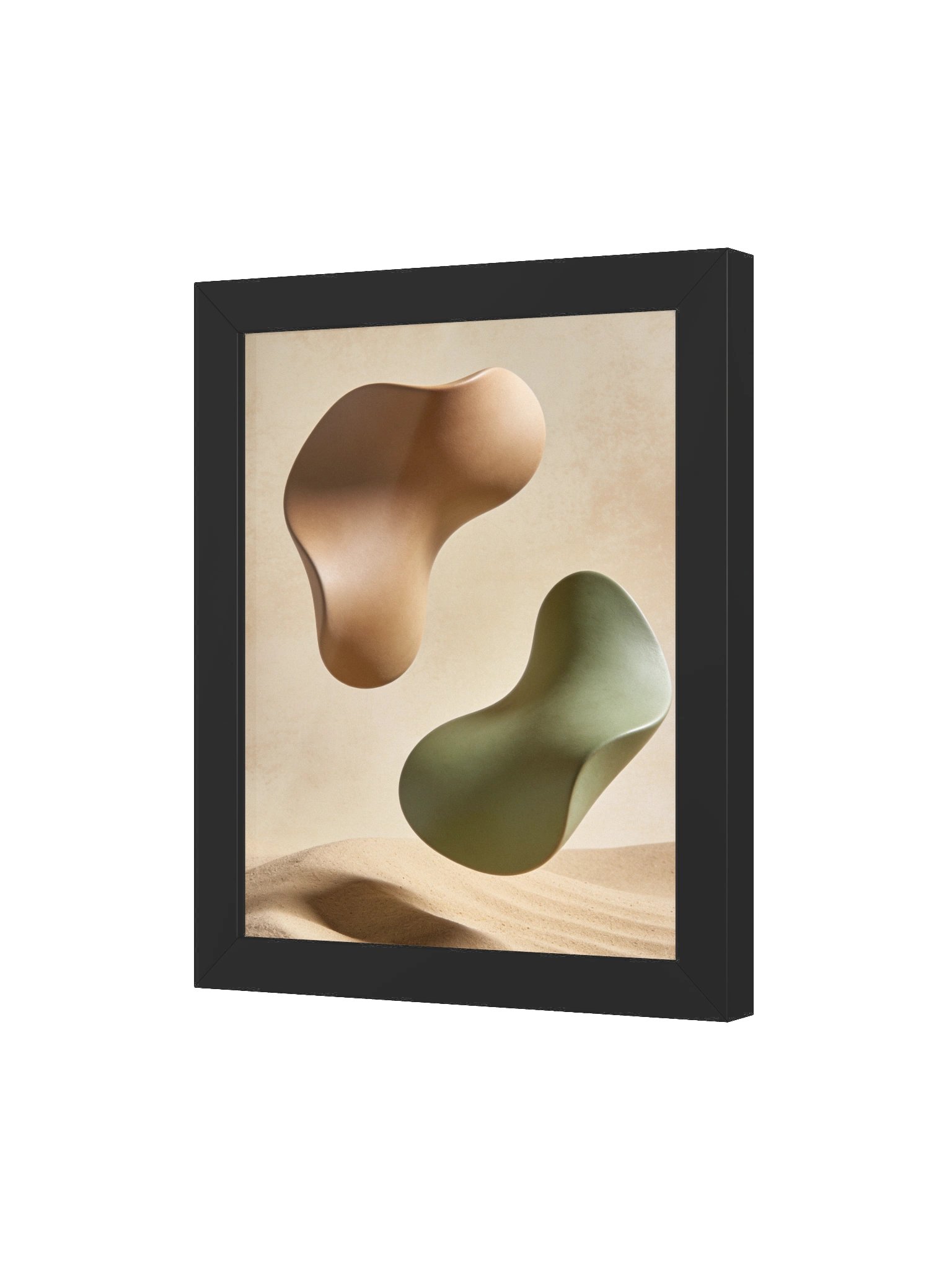 Desert Harmony: Abstract Earth Tones Wall Art- 20×25 cm product image (8)