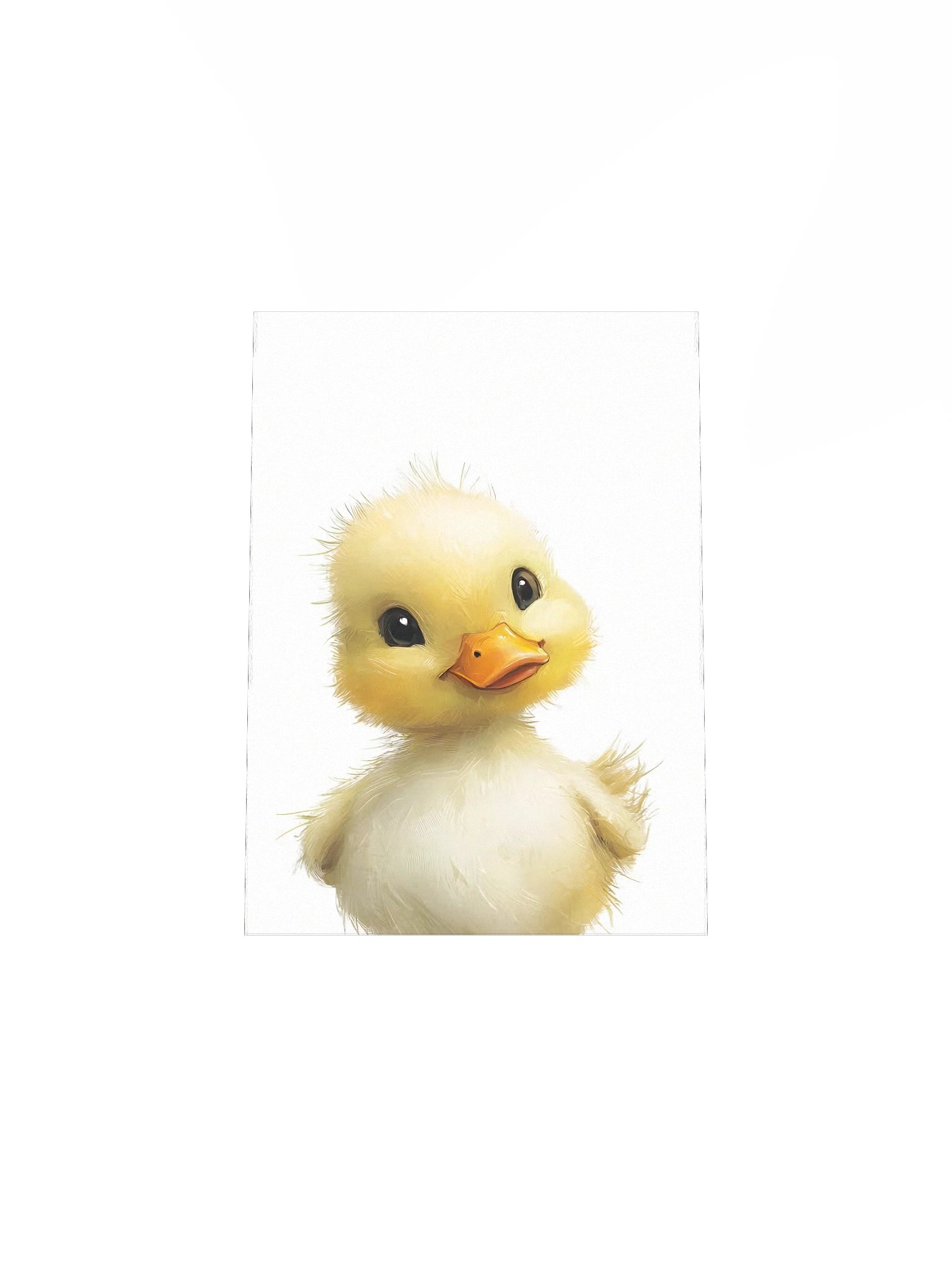 Fluffy Cheeky Duck Nursery Print product image (6)