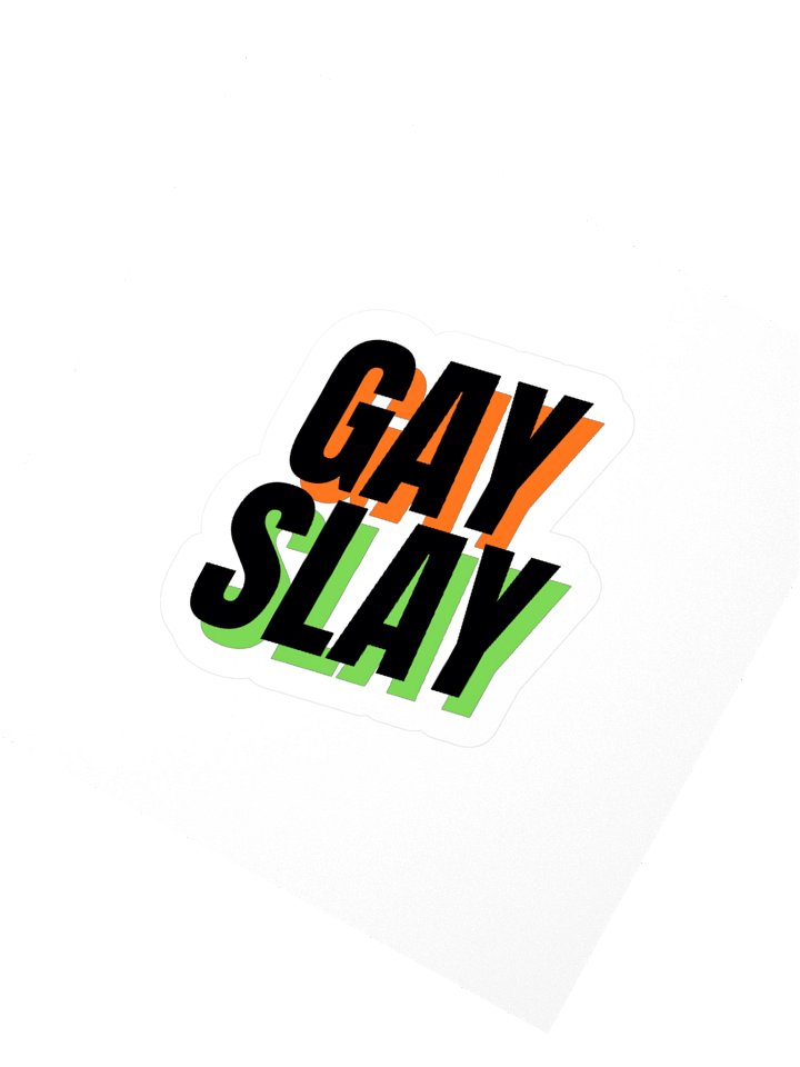 Gay Slay Kisscut Sticker product image (2)