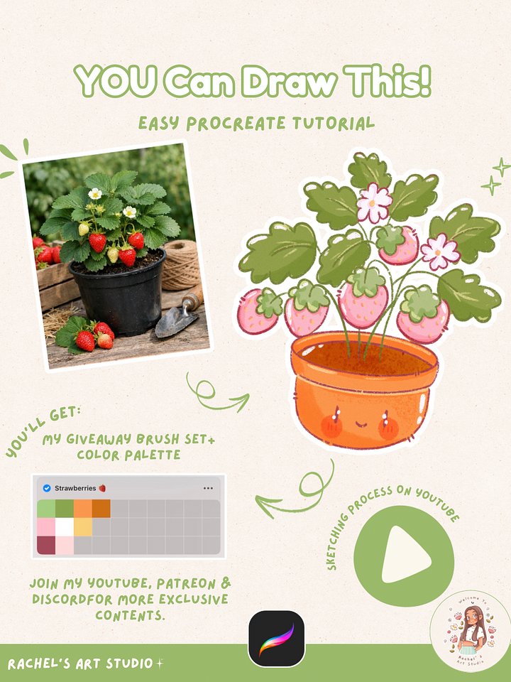 Stawberries Color Palette product image (1)