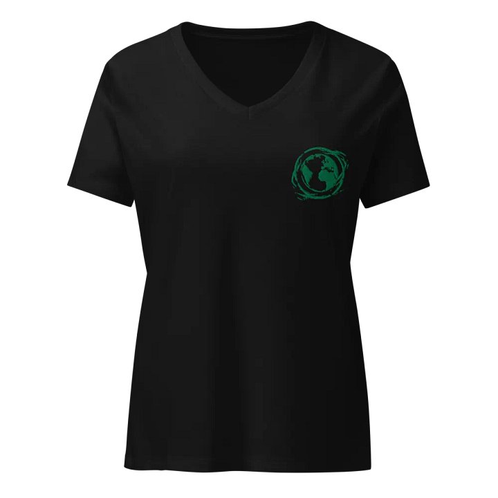 Womens V Embroidered Logo T Shirt product image (13)