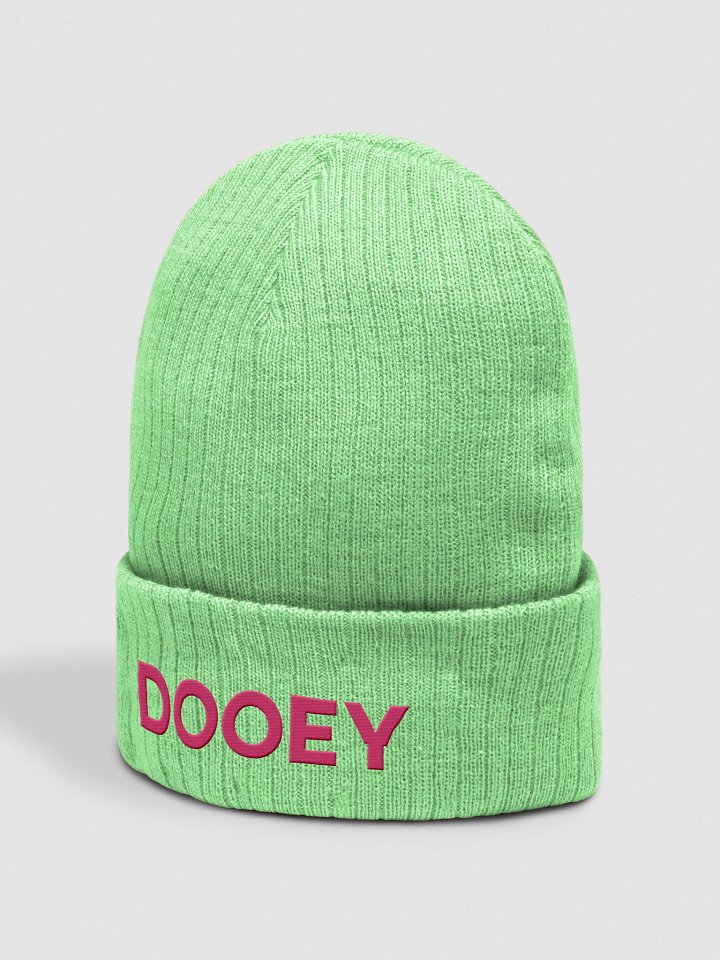 Neon DOOEY Pink & Green Beanie product image (2)
