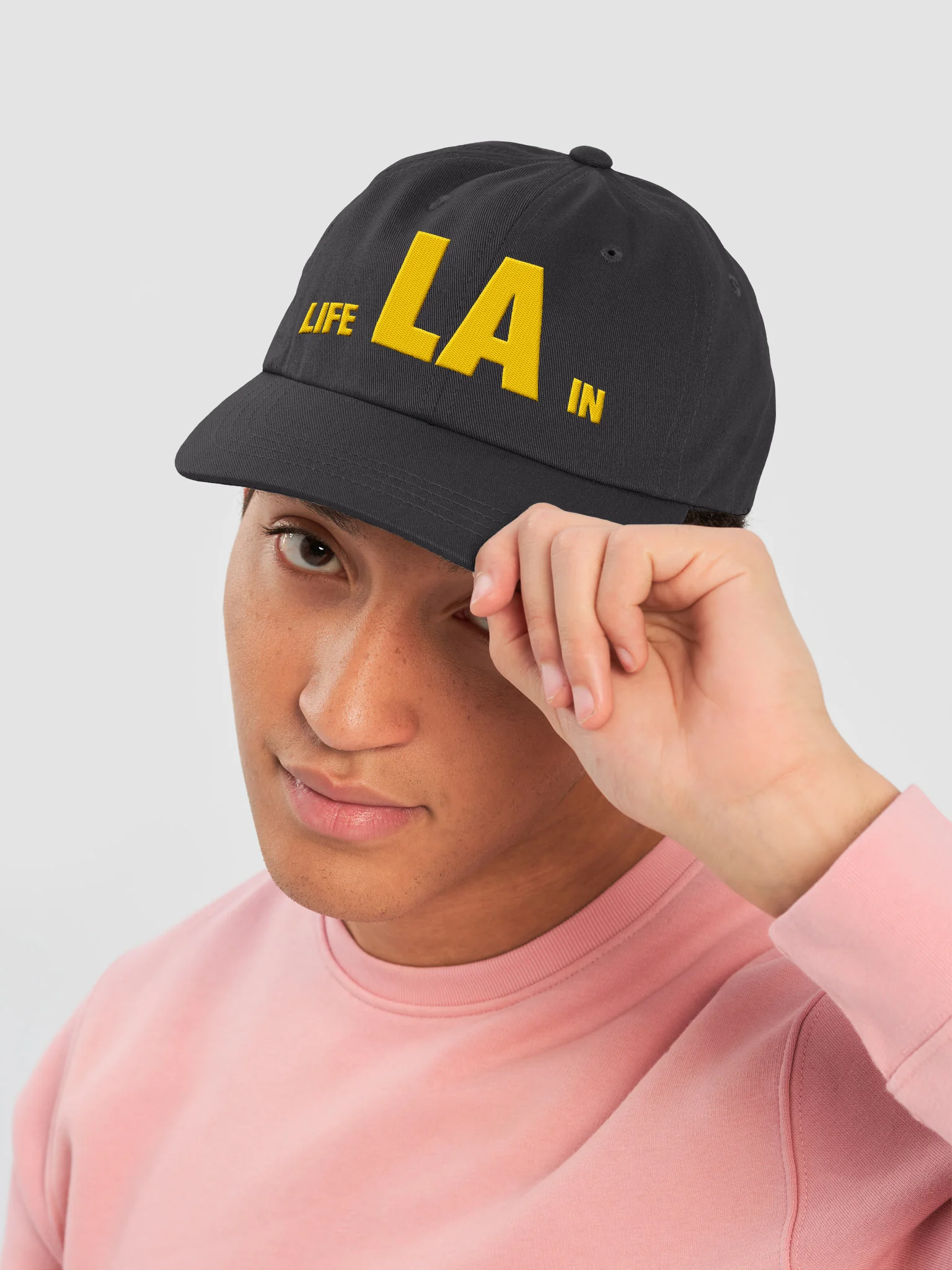 Life in LA Hat - Dark Grey product image (5)