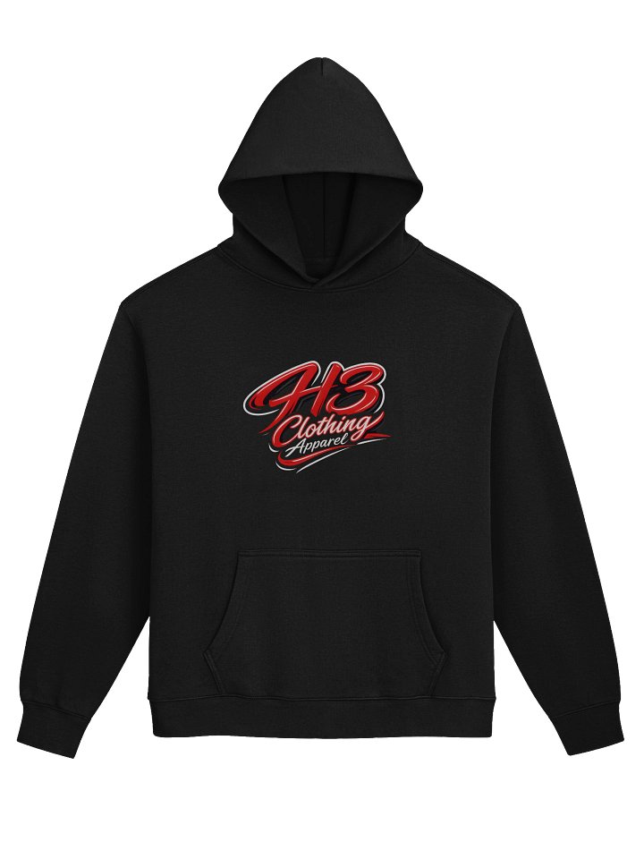 Alt Red logo black hoodie product image (1)