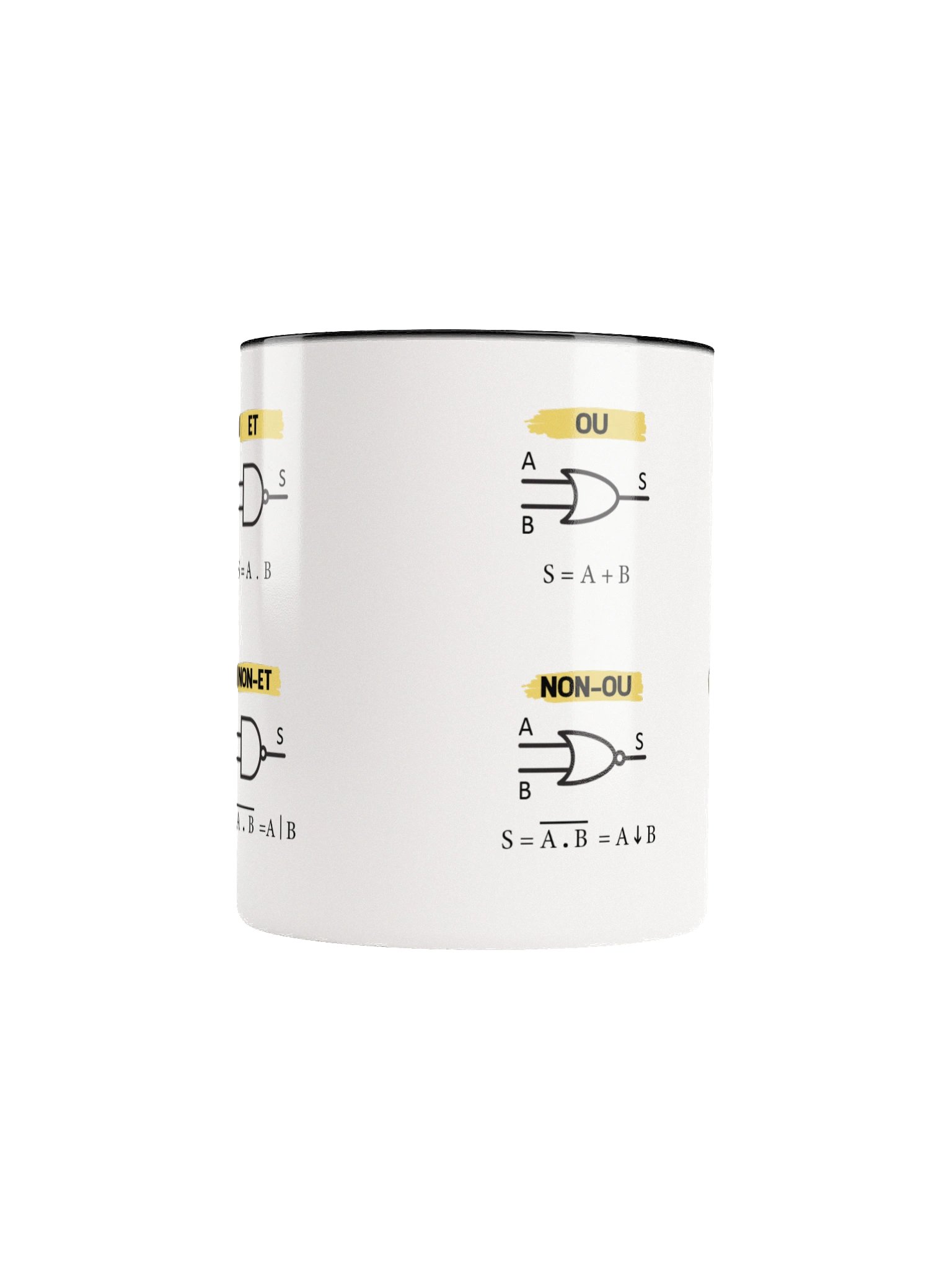 Mug Portes Logiques – Cadeau idéal pour les ingénieurs, programmeurs, passionnés de technologie et amateurs de STEM, tasse à café personnalisée product image (5)