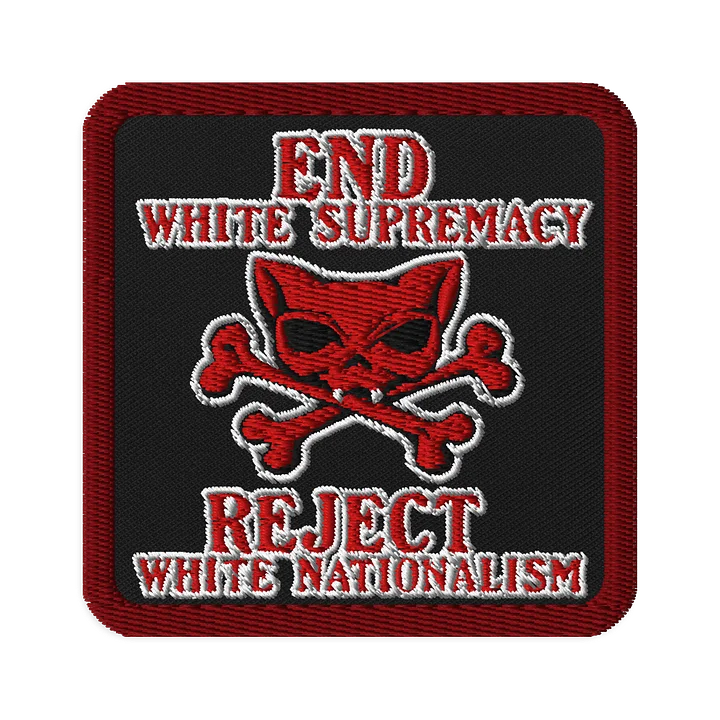 Red Political Kat Skull Patch product image (1)