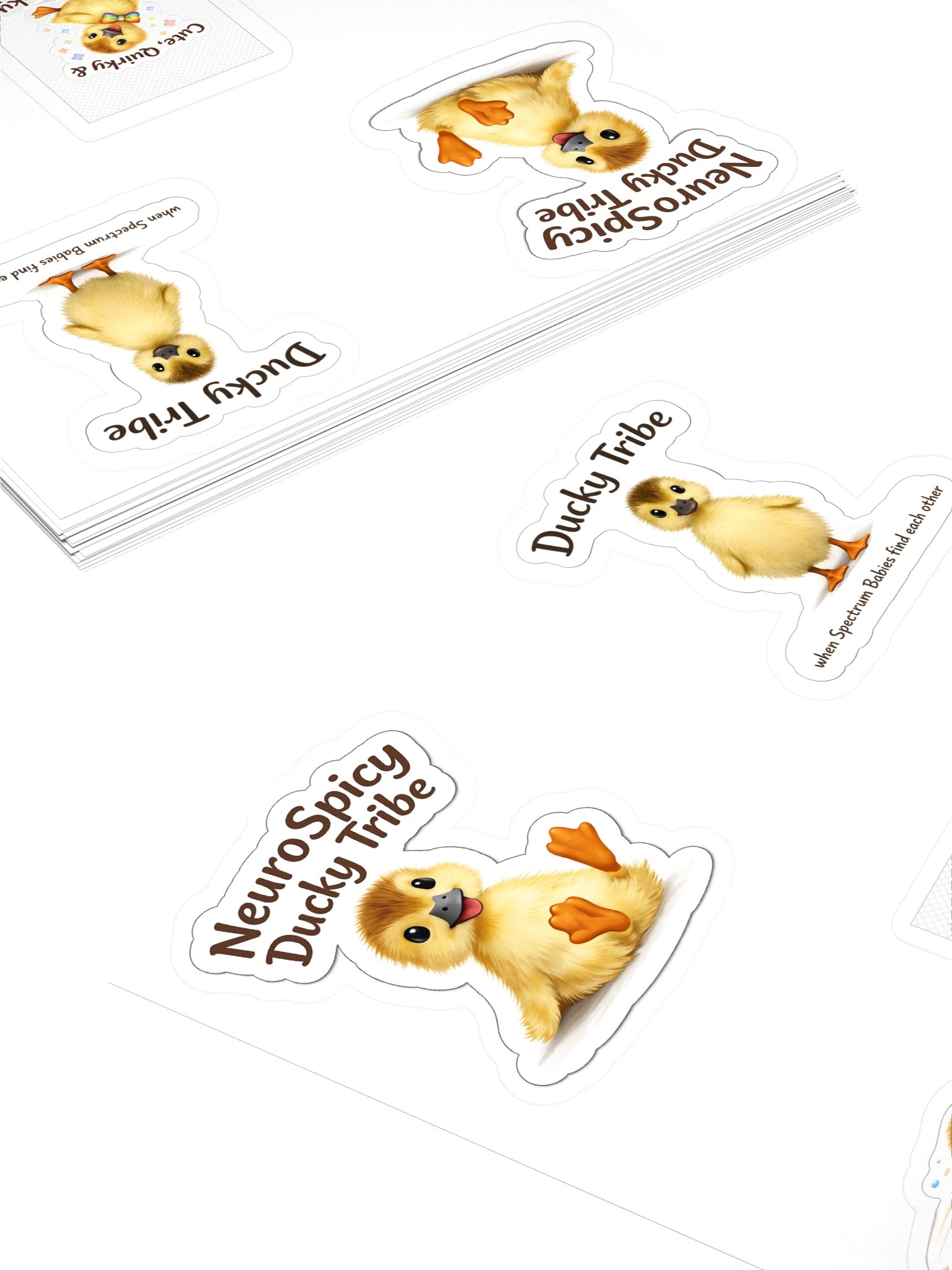 Z's Ducky Sticker Sheet 2. product image (4)