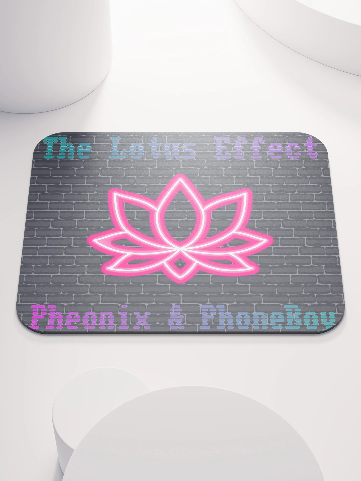 Lotus Efect Mouse Pad Black product image (1)