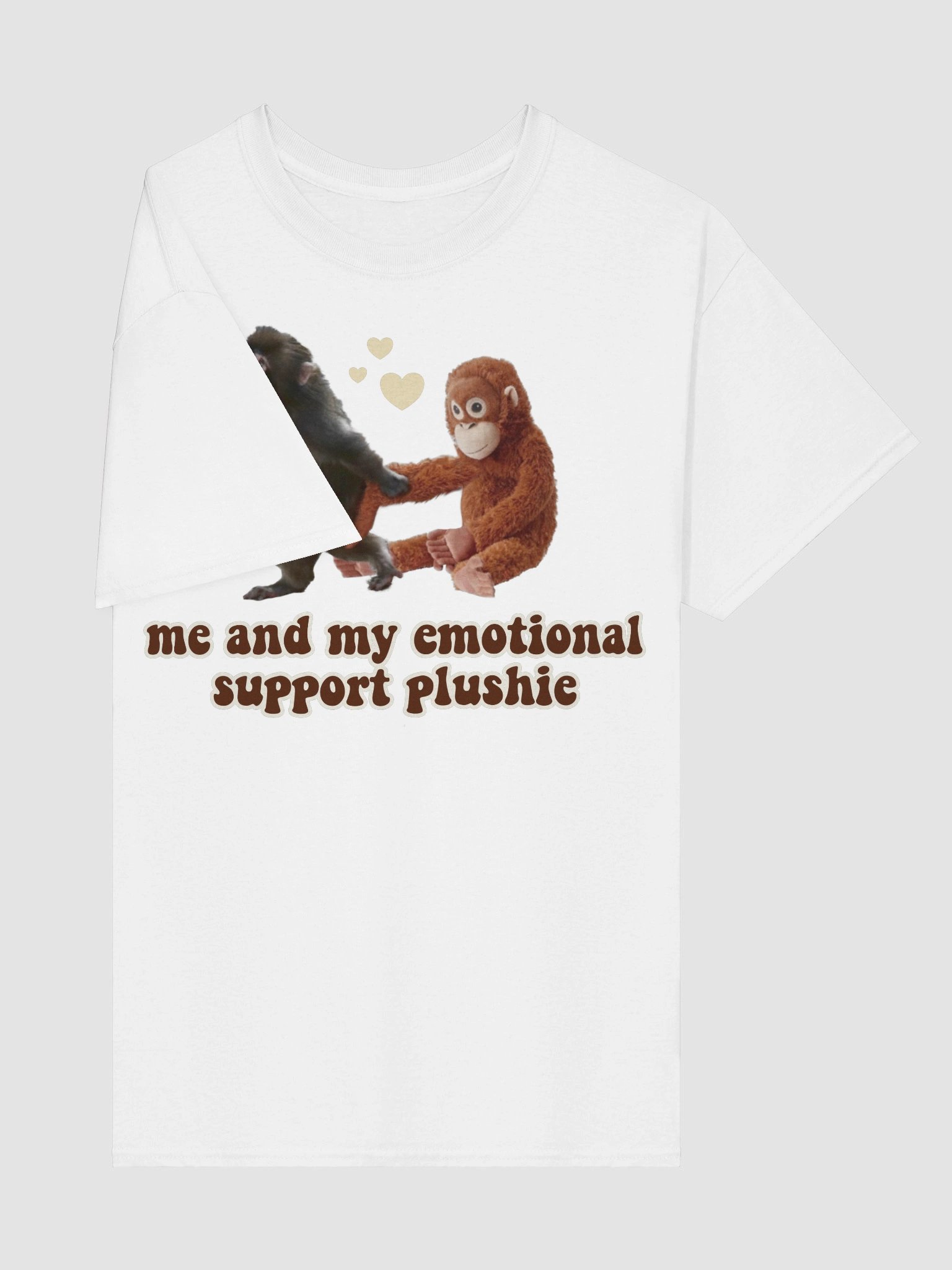 Punch The Monkey Plushie T-shirt - variant 2 product image (5)