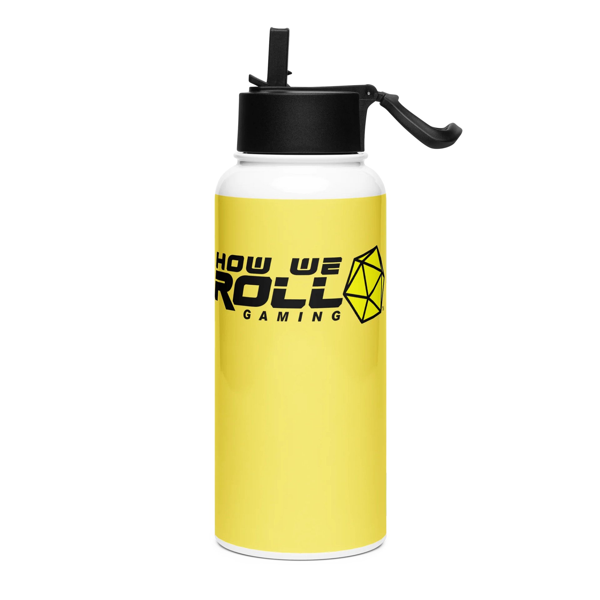 How We Roll Gaming Stainless Steel Bottle with Straw product image (1)