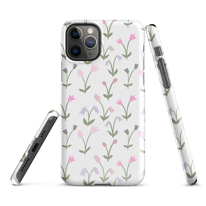 TULIP AND BLUE BELLS FLOWER iPhone® Snap Case product image (2)