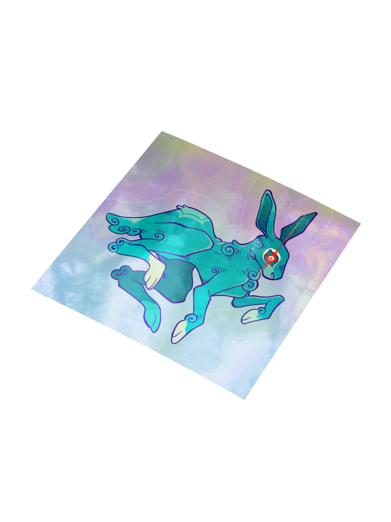 jade rabbit sticker product image (3)