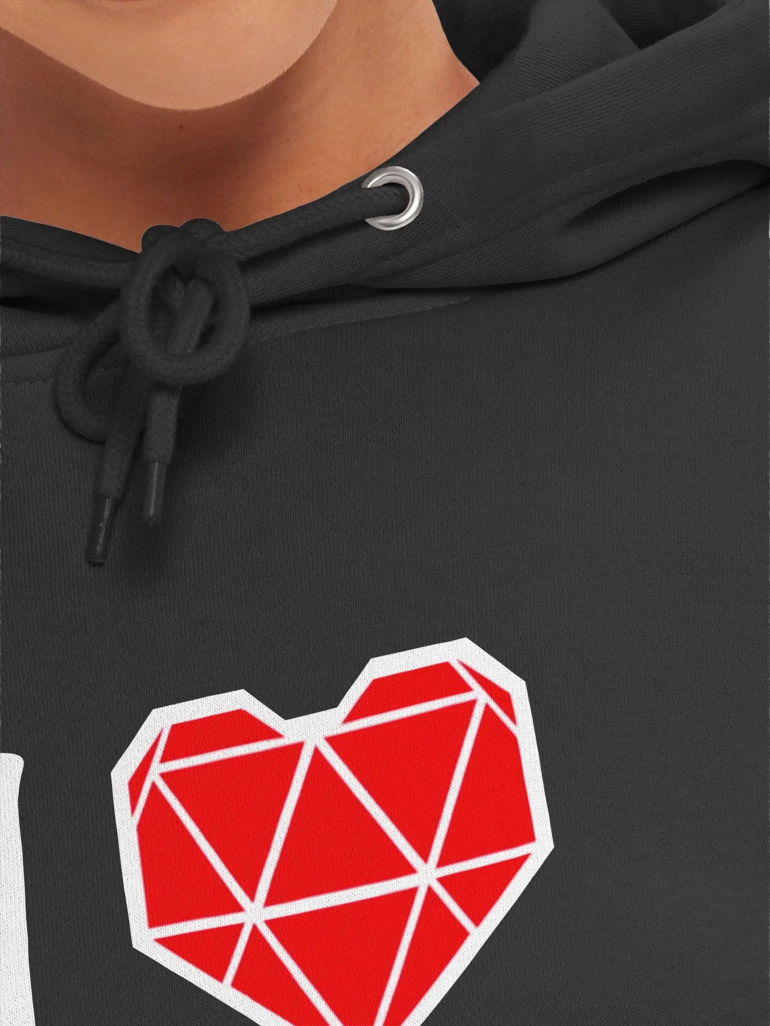 I HEART DP - Hoodie (White Lettering) product image (7)