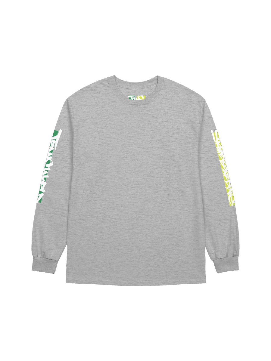 Eli Morgan Gesner Handstyle Heather Gray Longsleeve T-Shirt product image (1)