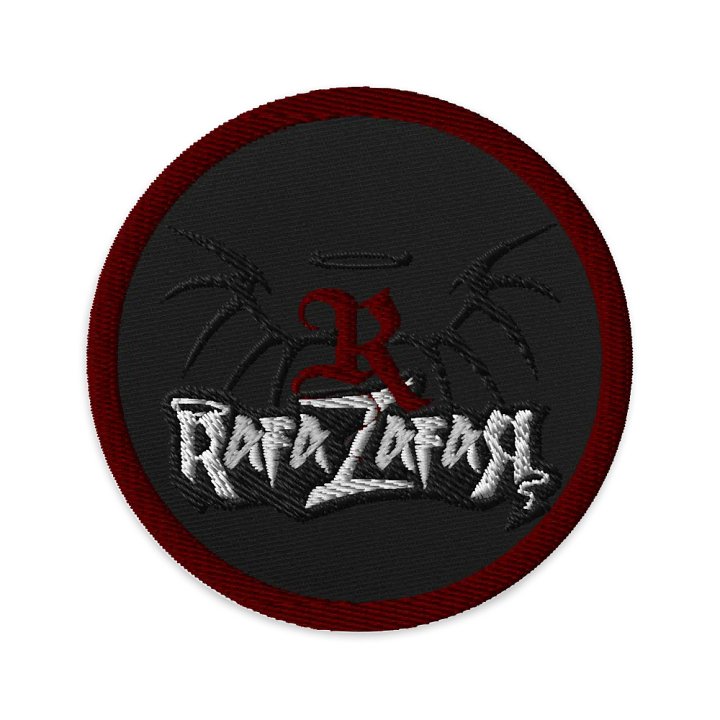 RafaZafar Logo Embroidered Patch (circle) product image (1)
