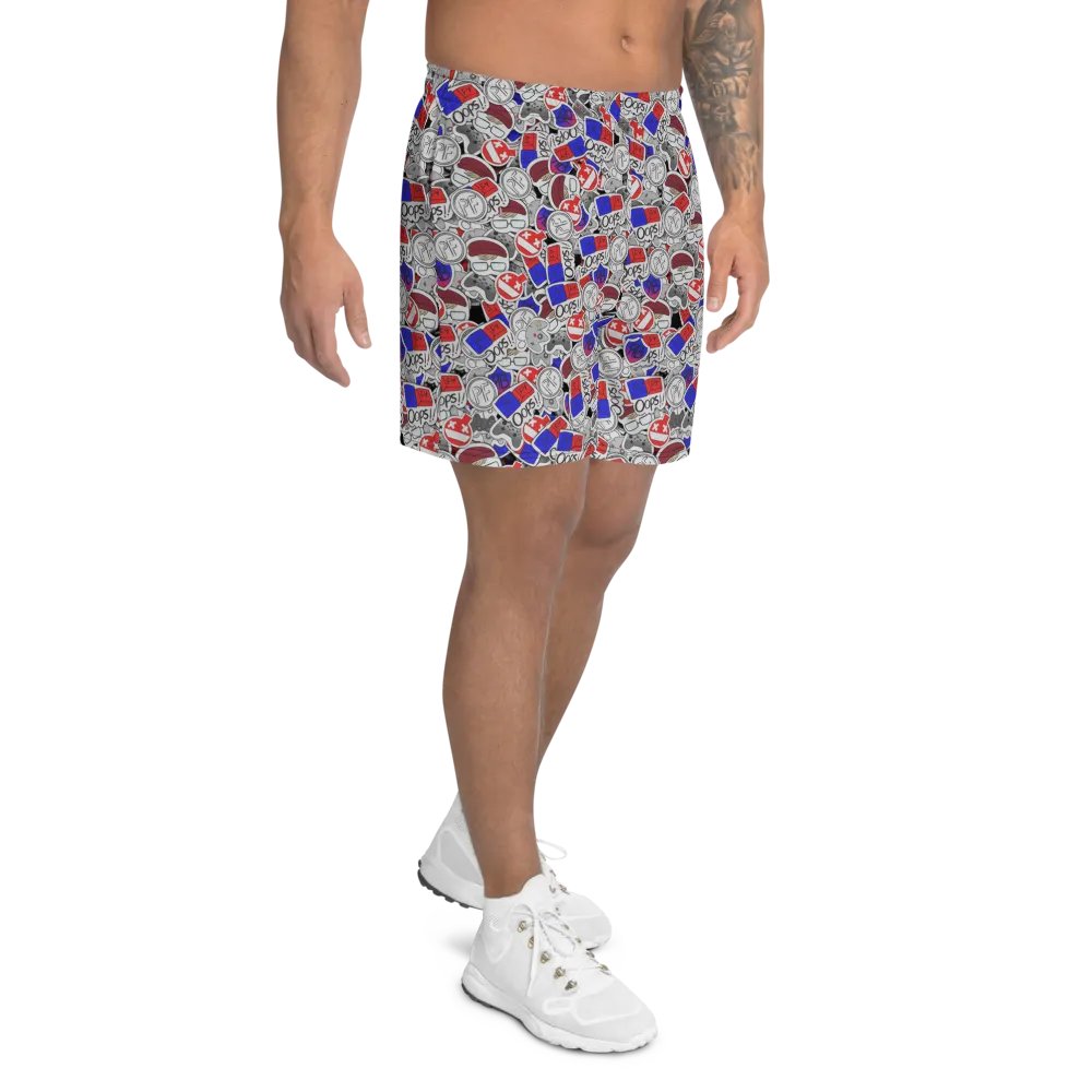 Sticker-Bomb Athletic Shorts product image (8)
