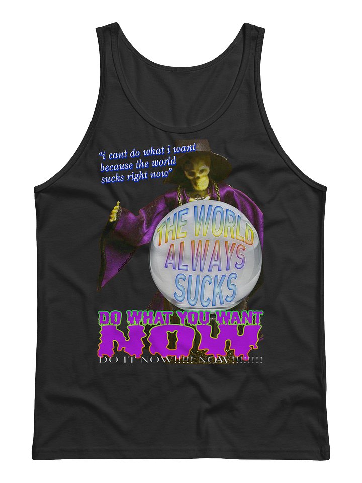 THE WORLD ALWAYS SUCKS "TANK TOP" product image (2)
