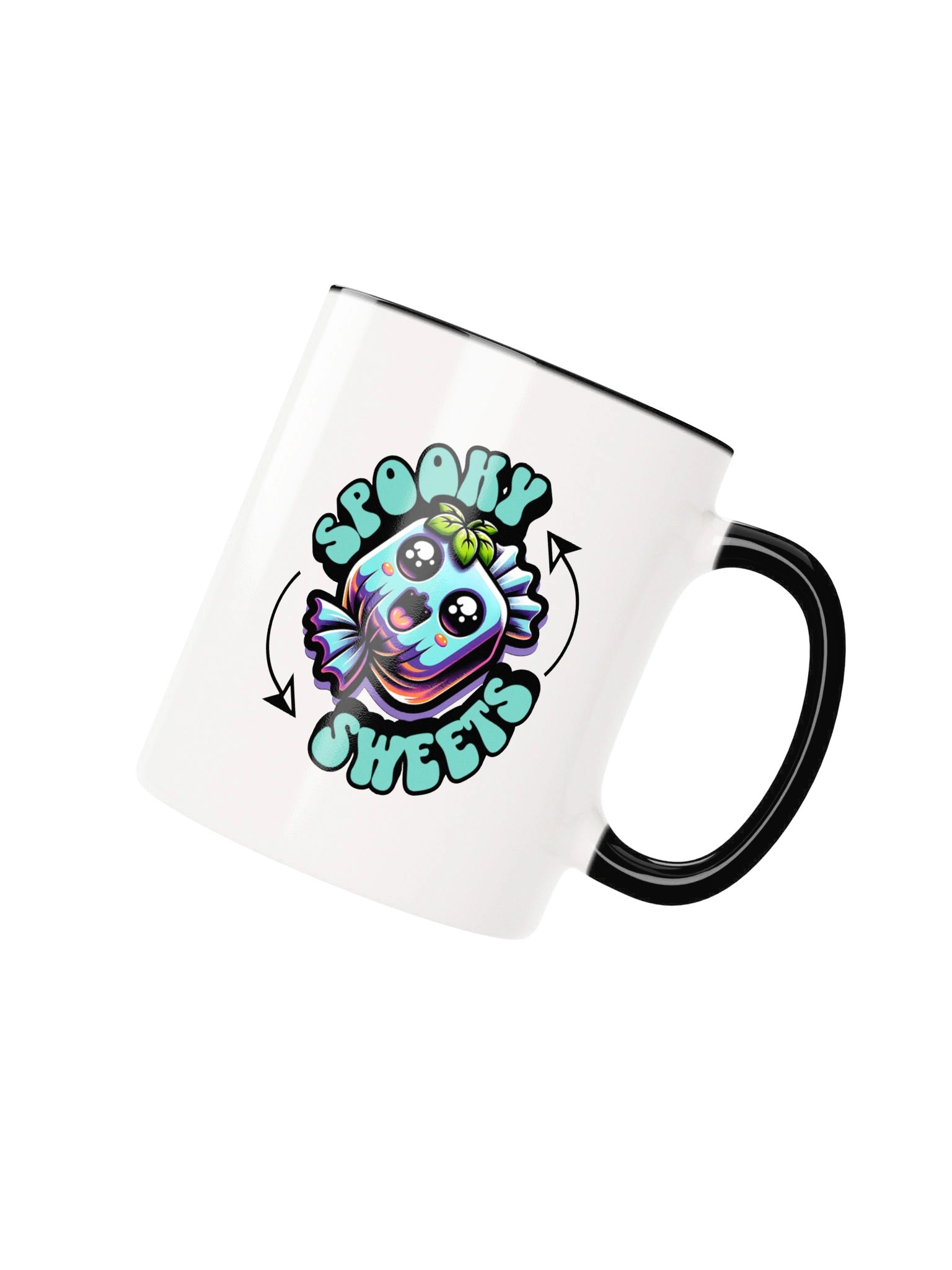 Spooky Sweet Ghost Candy Mug - Cute Kawaii Halloween Coffee Mug | Funny Halloween Ghost Mug product image (15)