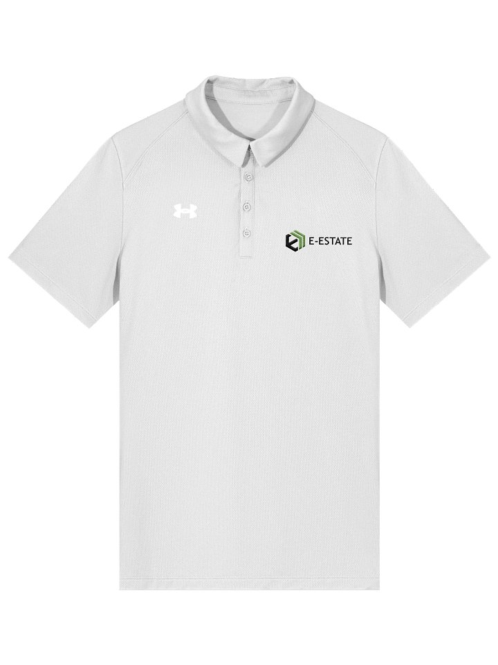 E-Estate Under Armour Signature Polo (Unisex · White) product image (1)