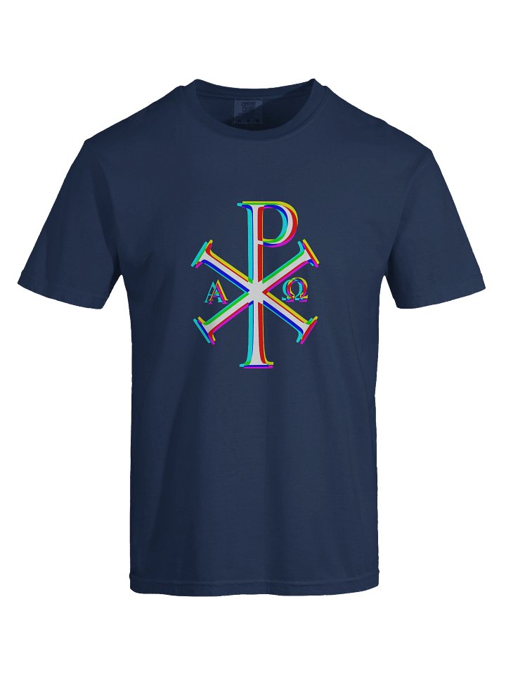 Chi Rho Colors T-Shirt (Light on Dark) product image (6)